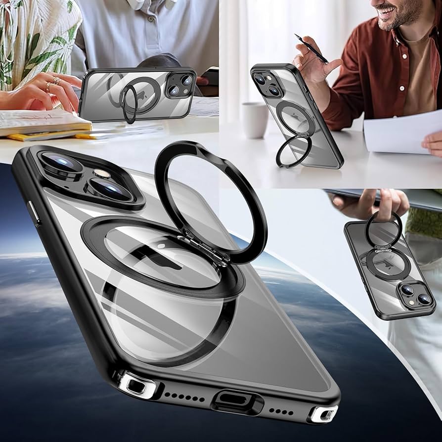 Amazon.co.jp: iPhone 15 用 ケース ダブルリング付き